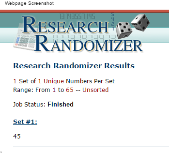 Results - Research Randomizer (64)